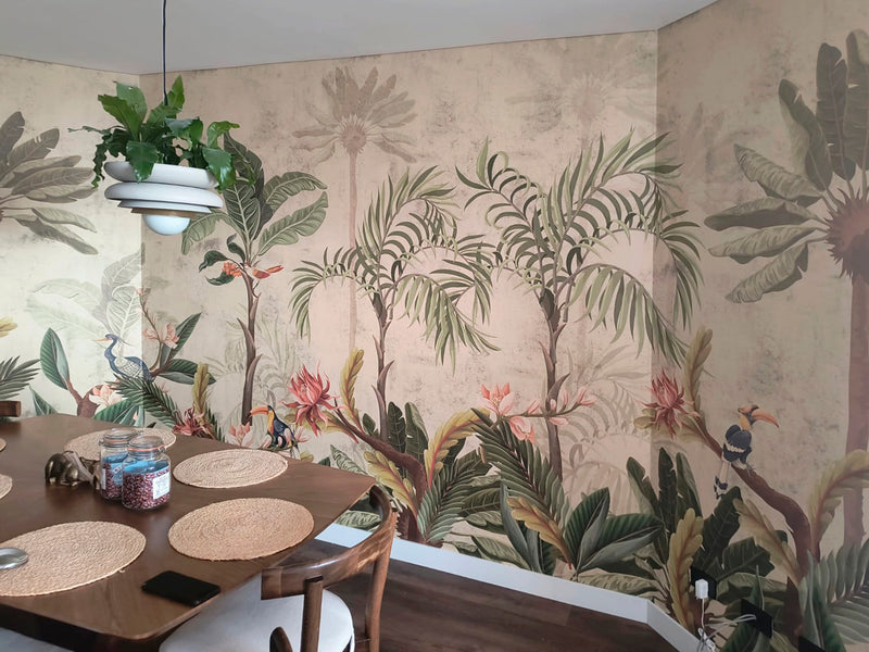ACANDI WALL MURAL installed wallpaper