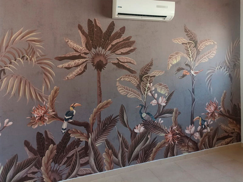 ACANDI WALL MURAL installed wallpaper