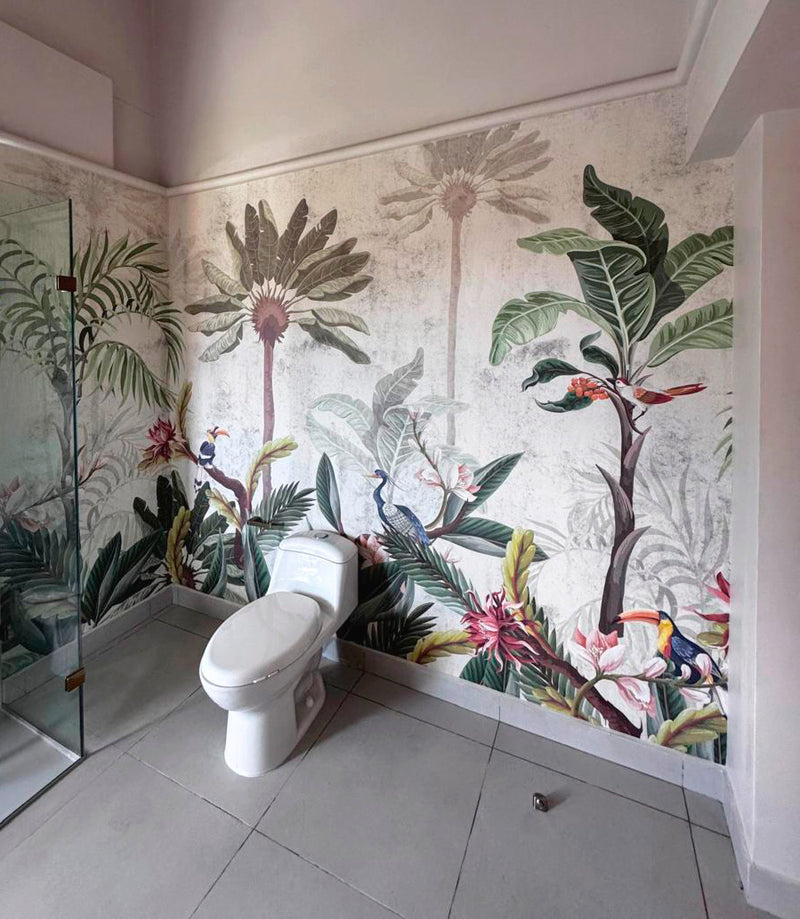 ACANDI WALL MURAL installed wallpaper