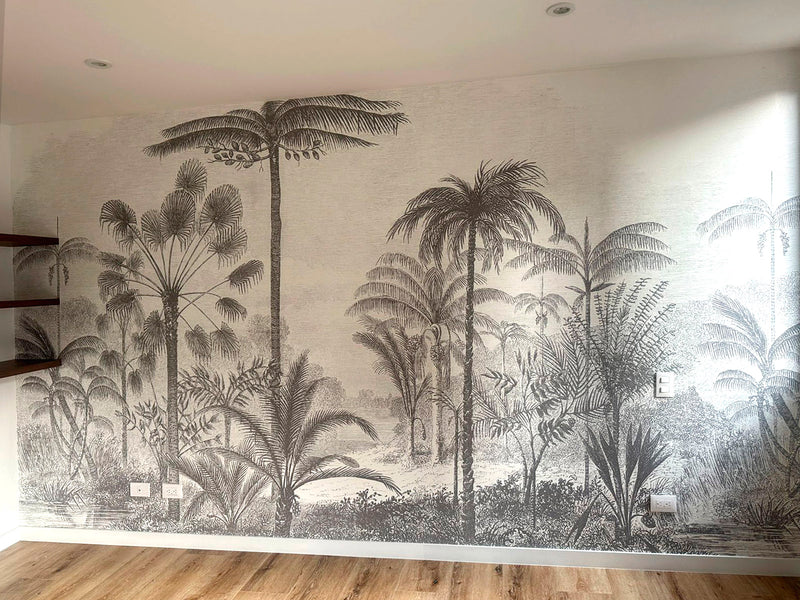 ARUSI WALL MURAL installed wallpaper