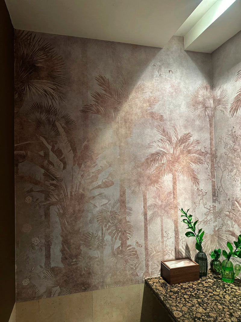 BARU WALL MURAL installed wallpaper