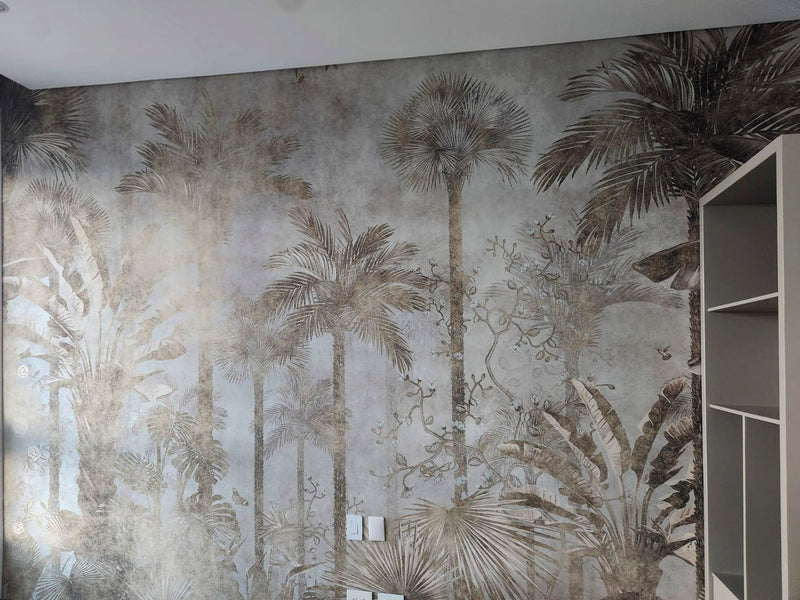 BARU WALL MURAL installed wallpaper
